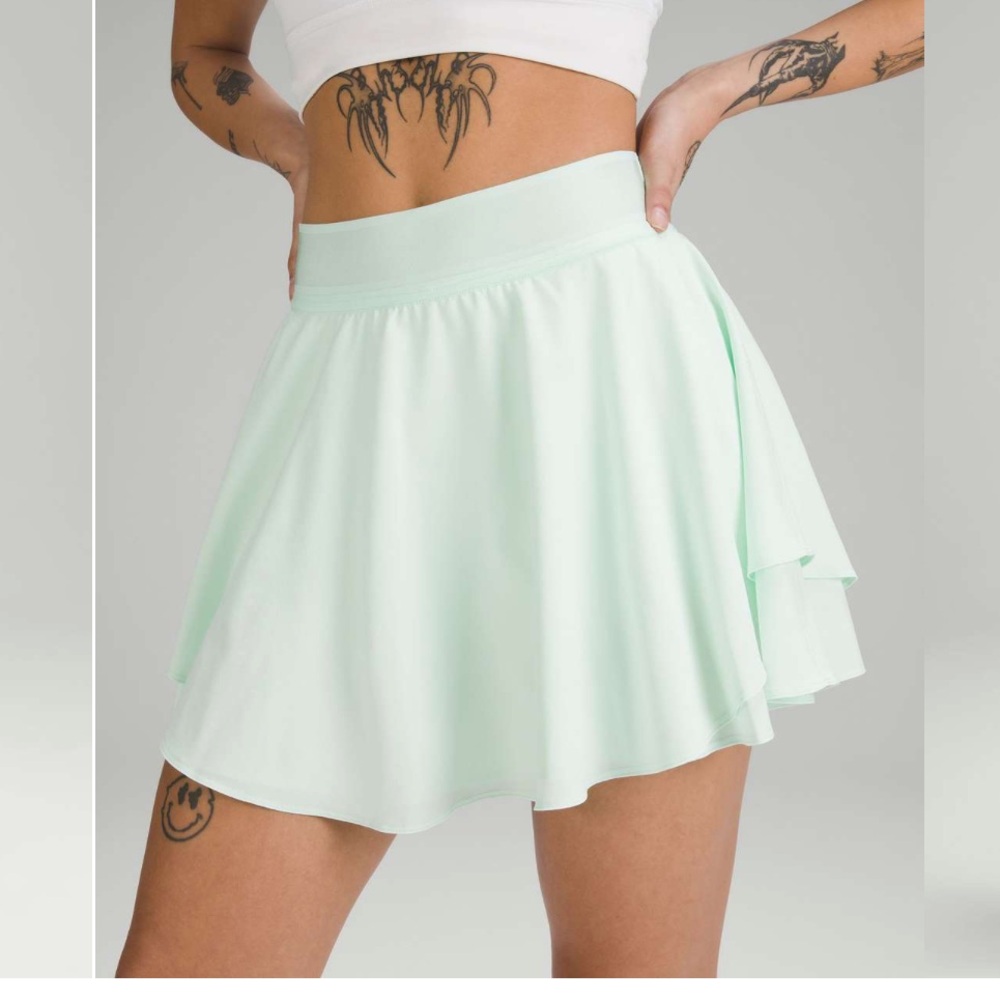 lululemon athletica court rival HR skirt long size 10 I believe mint moment